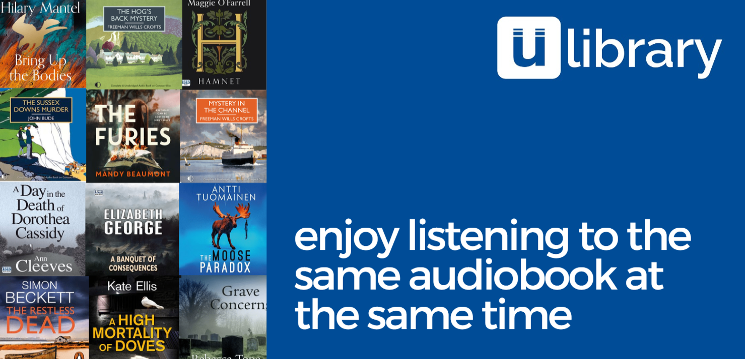 enjoy listening to the same eaudiobooks at the same time with ulibrary